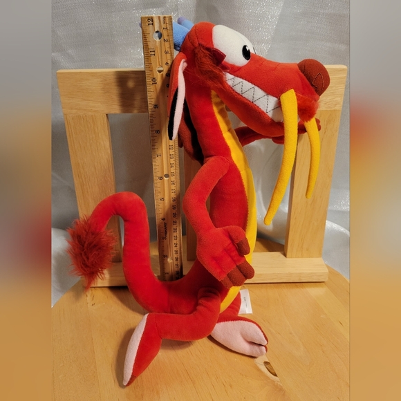 Original Disney Store Mulan Mushu Dragon Plush Stuffed Animal - Picture 4 of 14